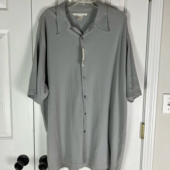 NWT Perry Ellis Mens Button Down Shirt XXL - Picture 1 of 3